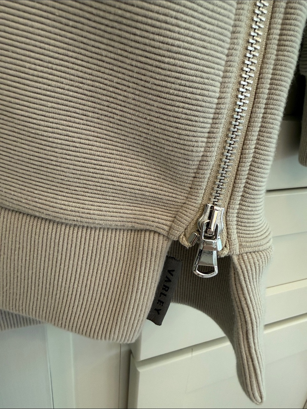 Varley Light Gray Crewneck Sweatshirt - Picture 4 of 11